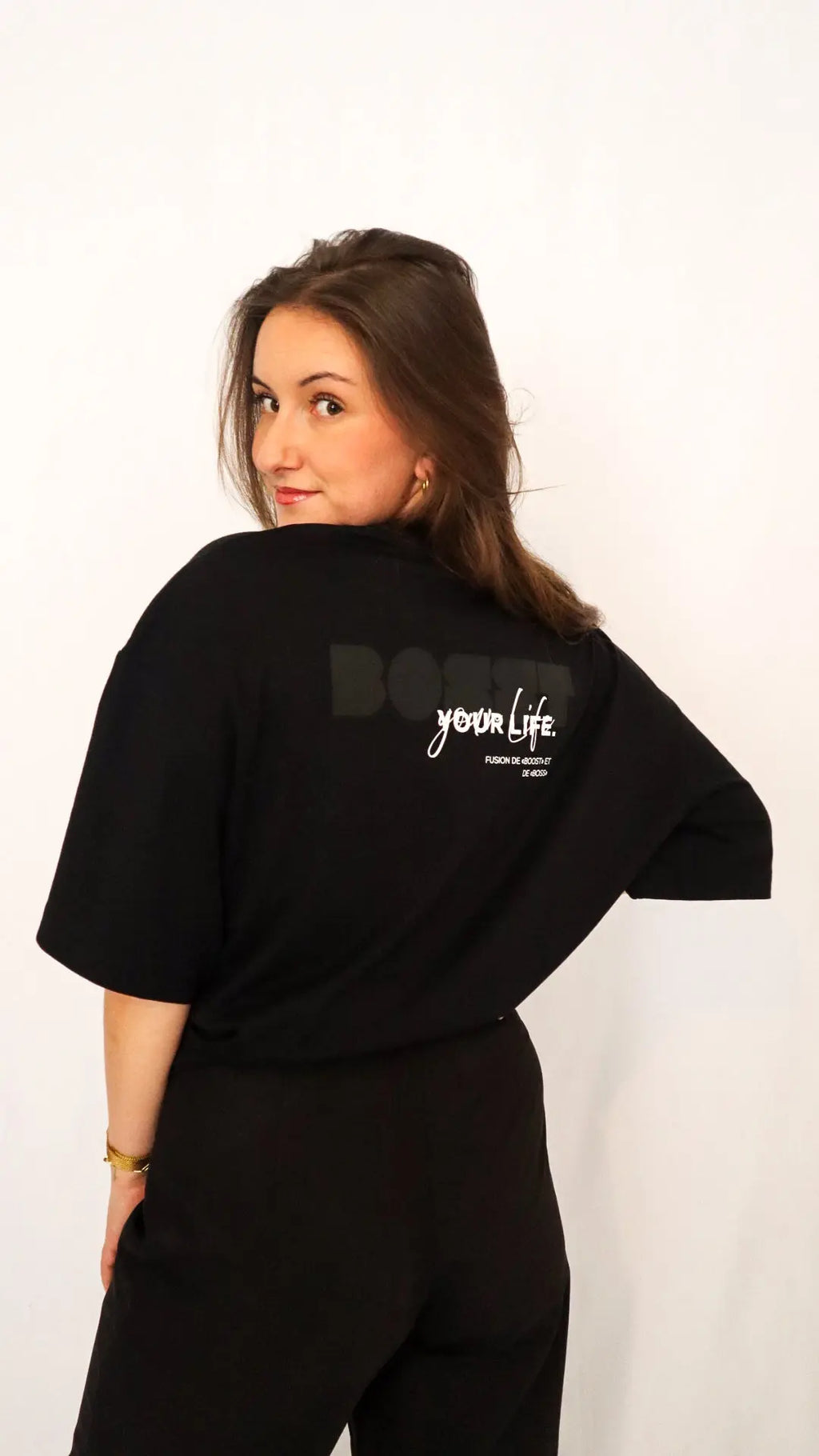 BLACK FOCUS T-Shirt Oversize - BOSST