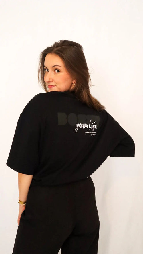 BLACK FOCUS T-Shirt Oversize - BOSST